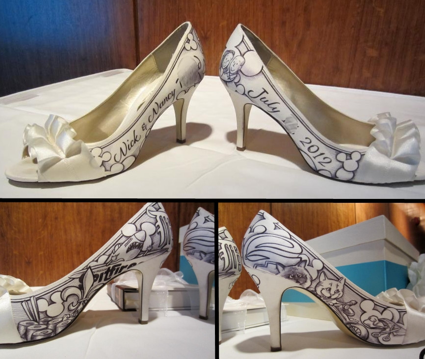 Disney Wedding Shoes
 Disney fy Your Wedding Shoes This Fairy Tale Life