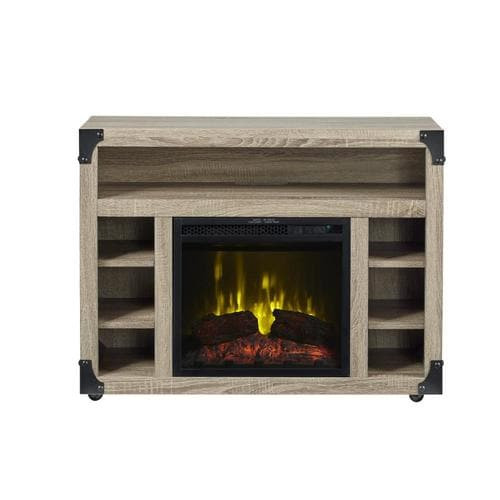Distressed Electric Fireplace
 Dimplex 11 7 in W Distressed Oak Infrared Quartz Electric