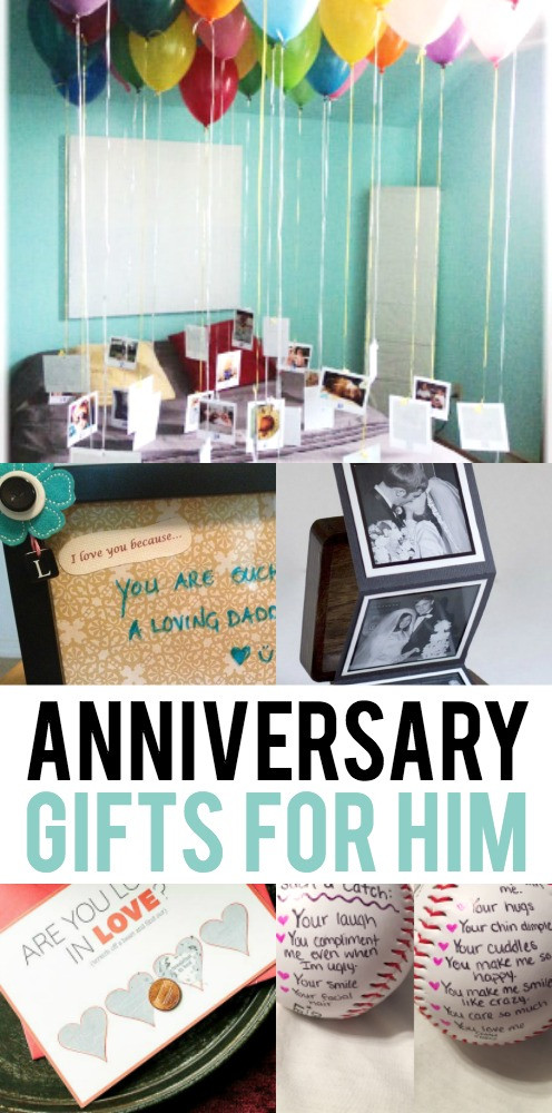 DIY 1 Year Anniversary Gifts For Him
 Anniversary Gifts for Him