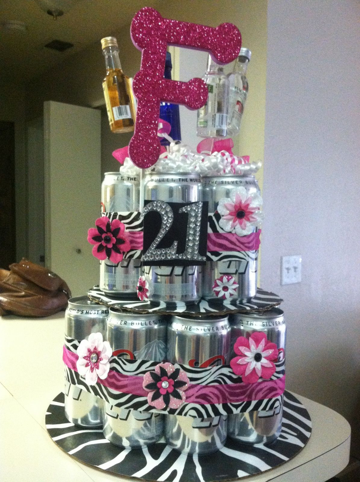 DIY 21St Birthday Gifts
 DIY Beer Cake for a 21st birthday t but can mine be