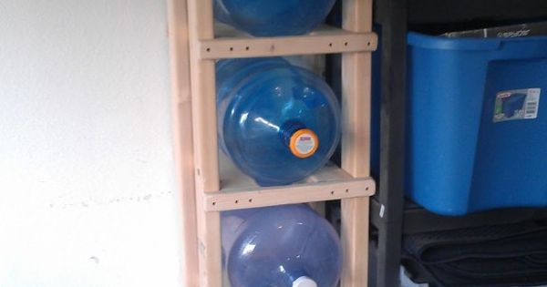 DIY 5 Gallon Water Bottle Rack
 5 Gallon Water Jug Storage Water Gallon Holder Water Jug