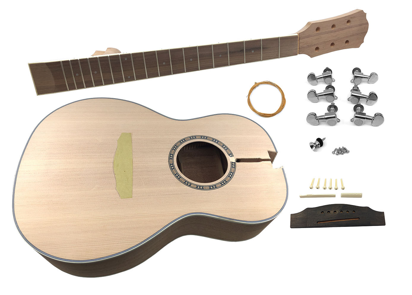 DIY Acoustic Guitar Kit
 Solo APK 10 DIY Parlour Acoustic Guitar Kit