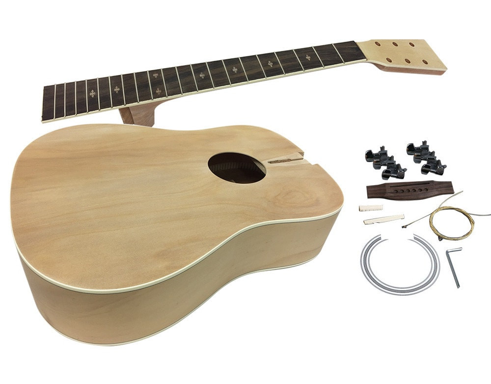 DIY Acoustic Guitar Kit
 Solo Acoustic DIY Guitar Kit pleted Body