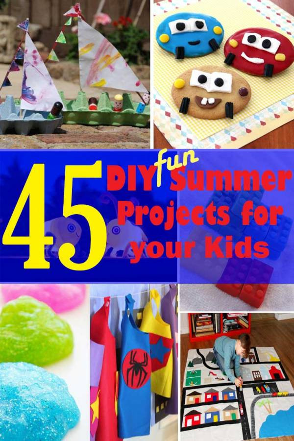 DIY Activities For Kids
 45 DIY Fun Summer Projects to do with your Kids The