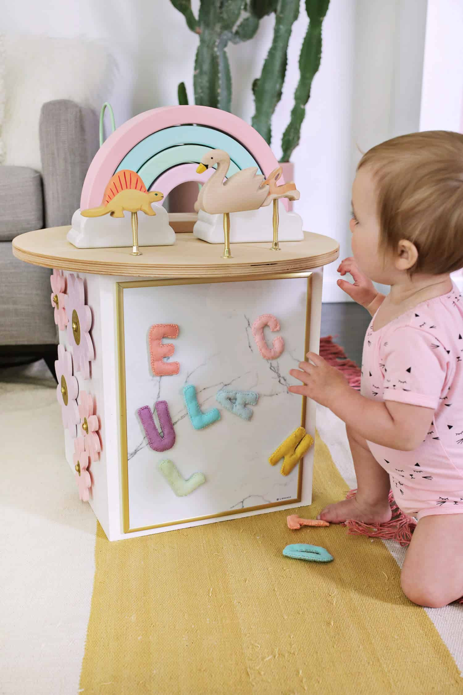 DIY Activities For Toddlers
 Toddler Activity Center DIY A Beautiful Mess