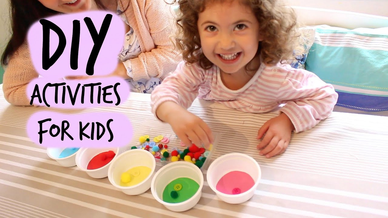 DIY Activities For Toddlers
 Three fun inexpensive DIY learning activities for small