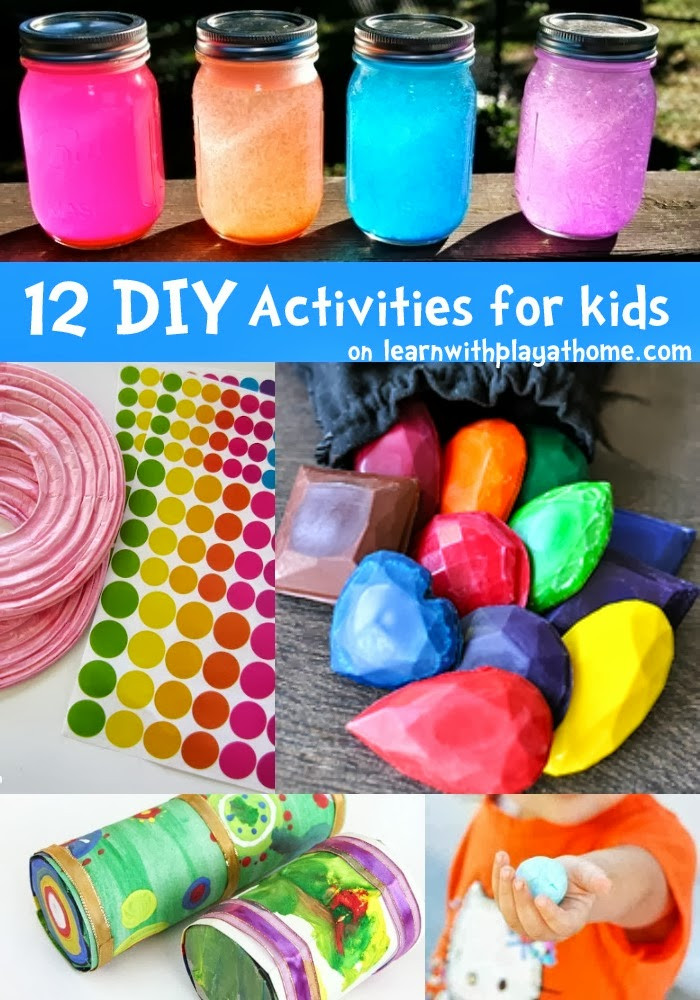 DIY Activities For Toddlers
 Learn with Play at Home 12 fun DIY Activities for kids