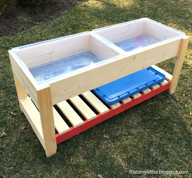 DIY Activity Table For Toddlers
 DIY Sand and Water play table