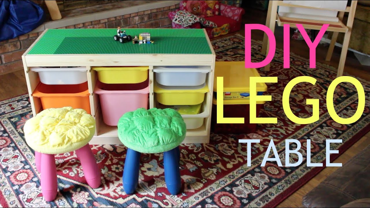 DIY Activity Table For Toddlers
 DIY Lego Activity Table & Organization