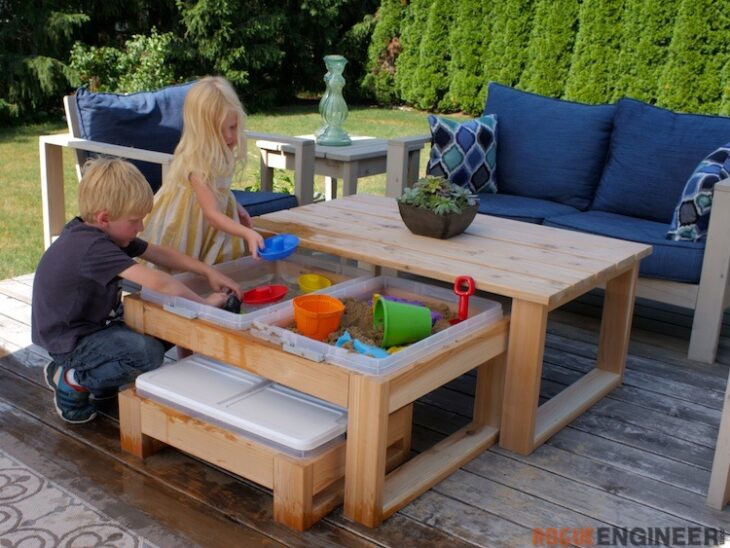 DIY Activity Table For Toddlers
 Outdoor Nesting Activity Table Rogue Engineer