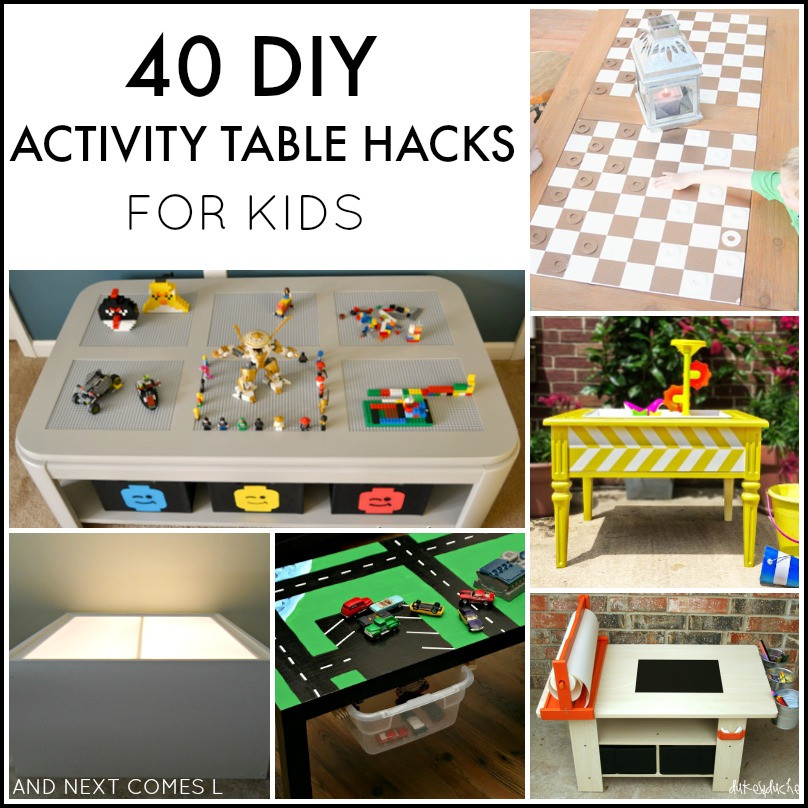 DIY Activity Table For Toddlers
 40 DIY Activity Table Hacks for Kids