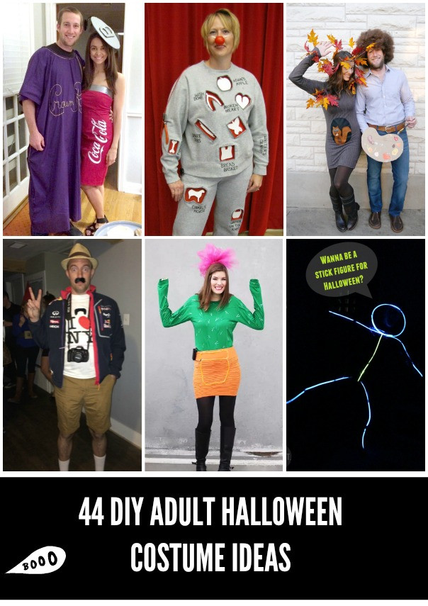 DIY Adult Halloween Costumes Ideas
 44 Homemade Halloween Costumes for Adults C R A F T