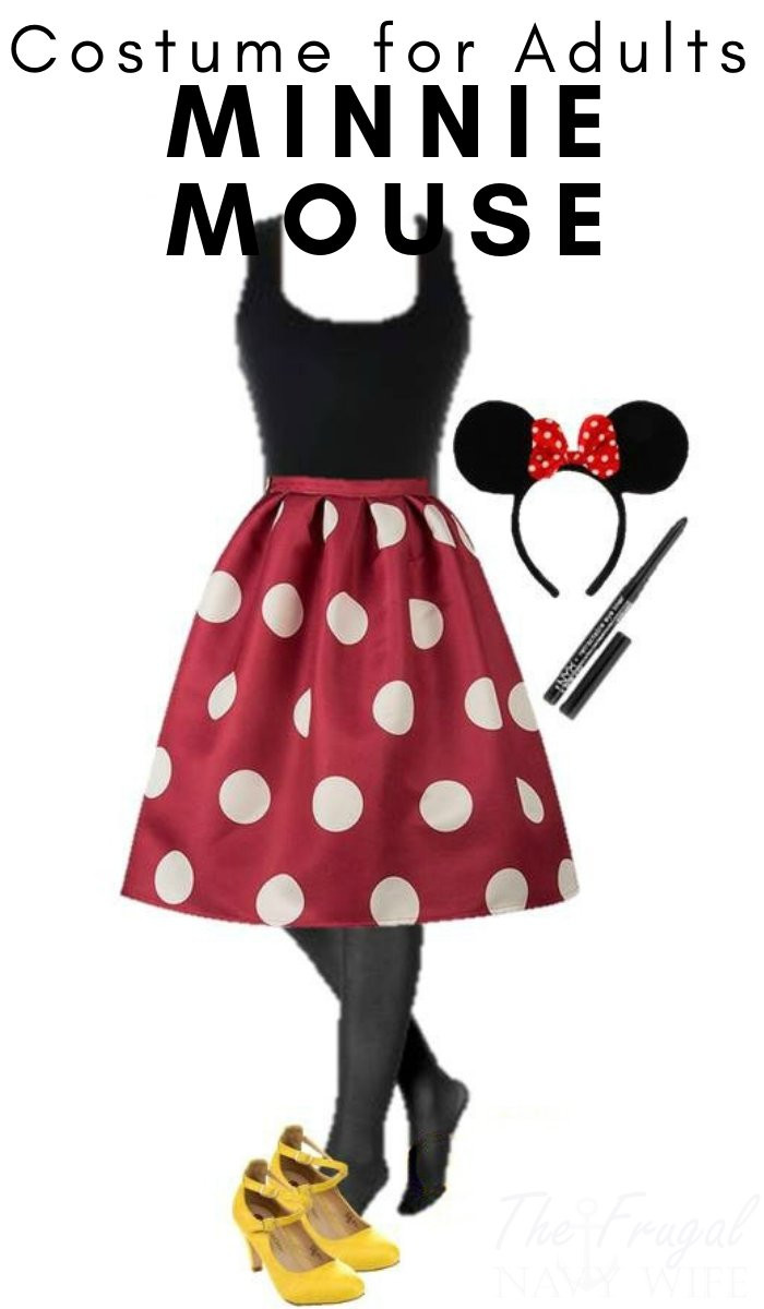 DIY Adult Minnie Mouse Costume
 Minnie Mouse Halloween Costume for Adults