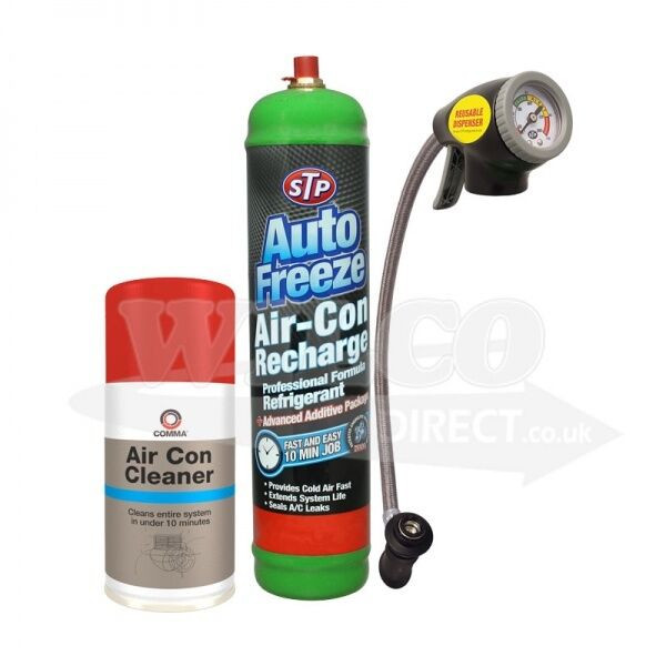 DIY Air Conditioner Recharge Kit
 AIR CON Cleaner Car Air Conditioning Recharge R 134a Air