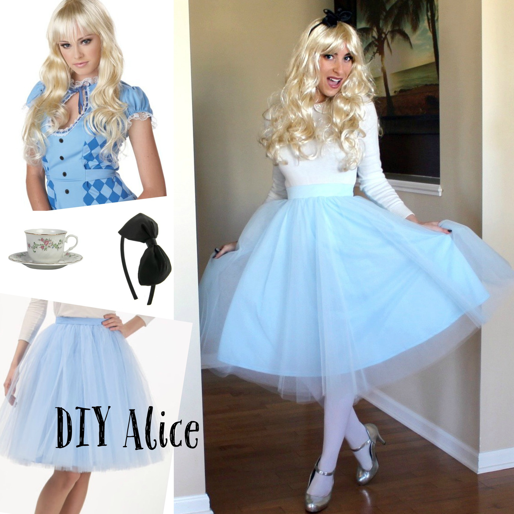 DIY Alice In Wonderland Costume Adults
 Pepperminting Blog Archive Minnie & Alice Easy DIY