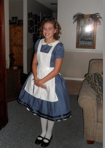 DIY Alice In Wonderland Costume Adults
 Homemade 1865 Alice in Wonderland with Hoopskirt Costume