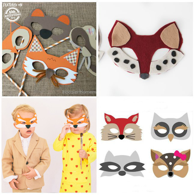 DIY Animal Masks
 30 DIY Mask Ideas for Kids