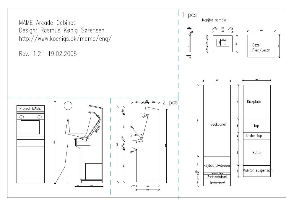 DIY Arcade Cabinet Plans
 Woodwork Diy Arcade Cabinet Plans PDF Plans