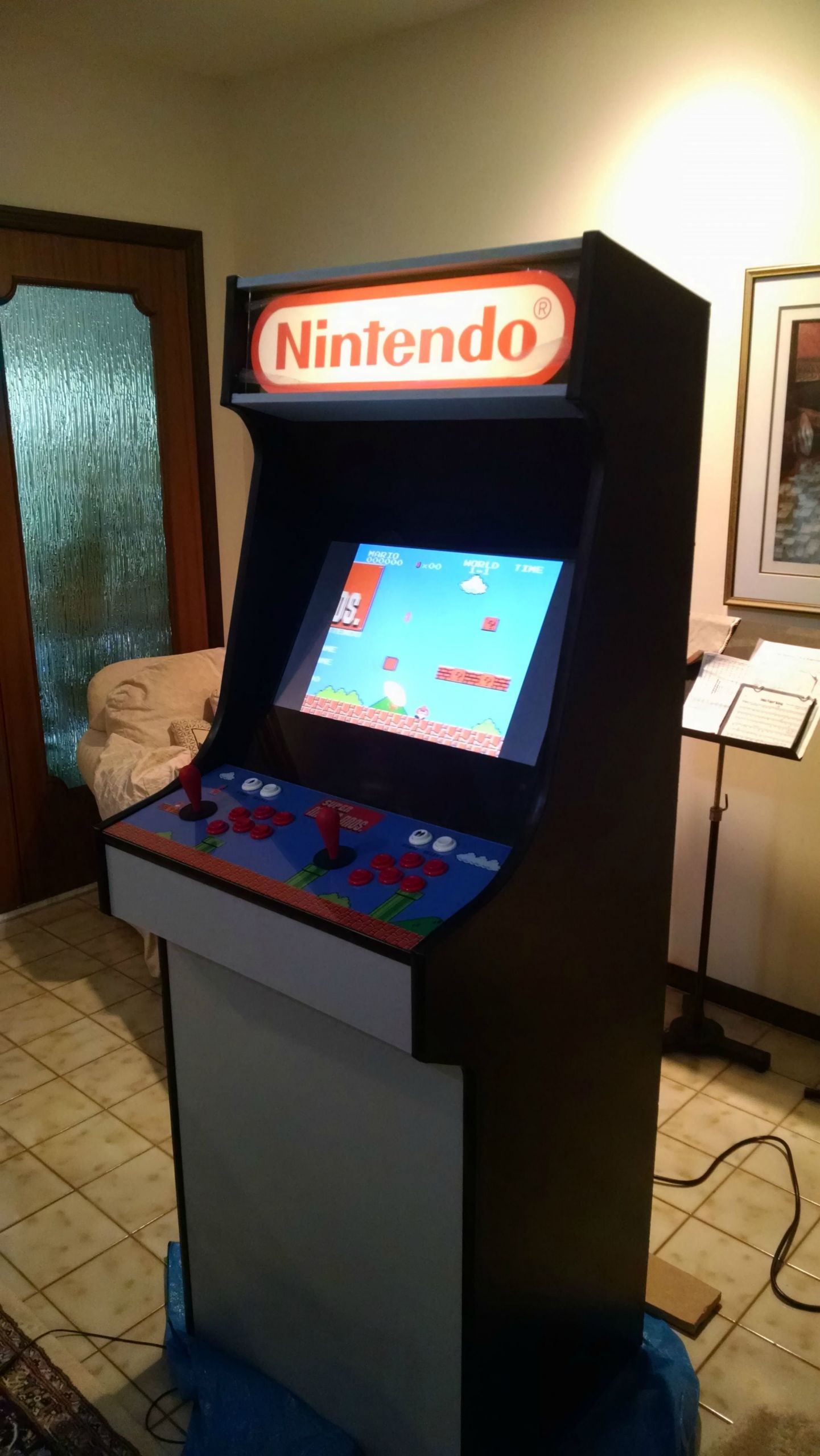 DIY Arcade Cabinet Plans
 DIY Mario Themed RetroPie Arcade DIY