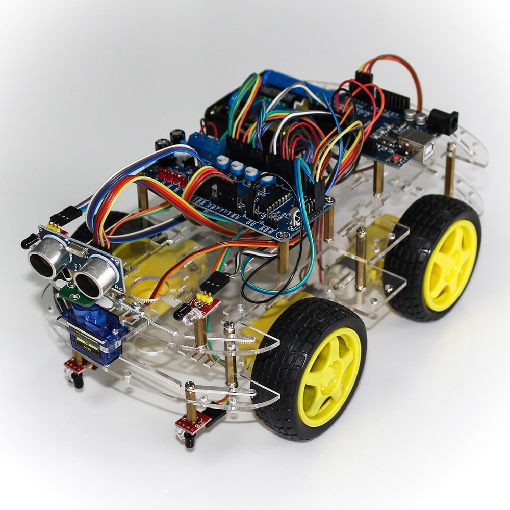 DIY Arduino Kit
 4WD Smart Car Robot Learning Starter Kit Smart