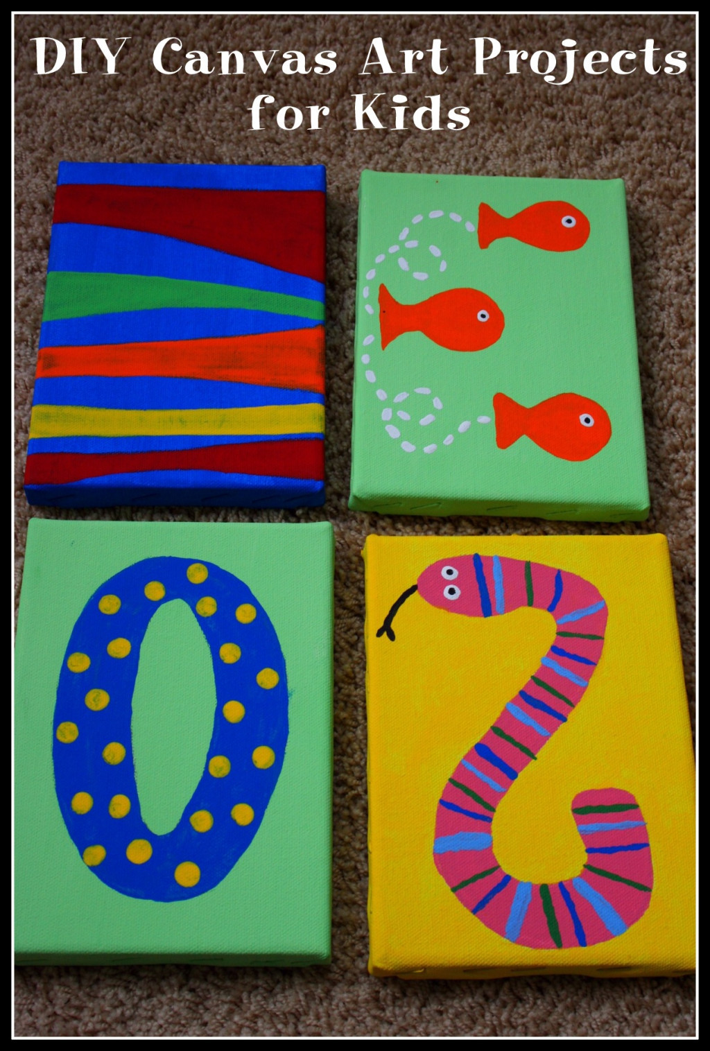 DIY Art For Kids
 DIY Canvas Art Projects for Kids