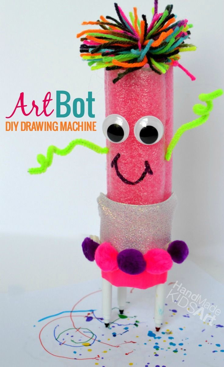 DIY Art Projects For Kids
 DIY Art Bot Easy Art Project for Kids