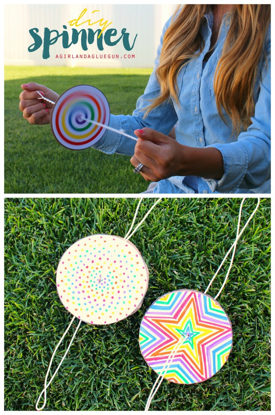 DIY Art Projects For Kids
 fun spinners craft for kids to do this summer 900x1359