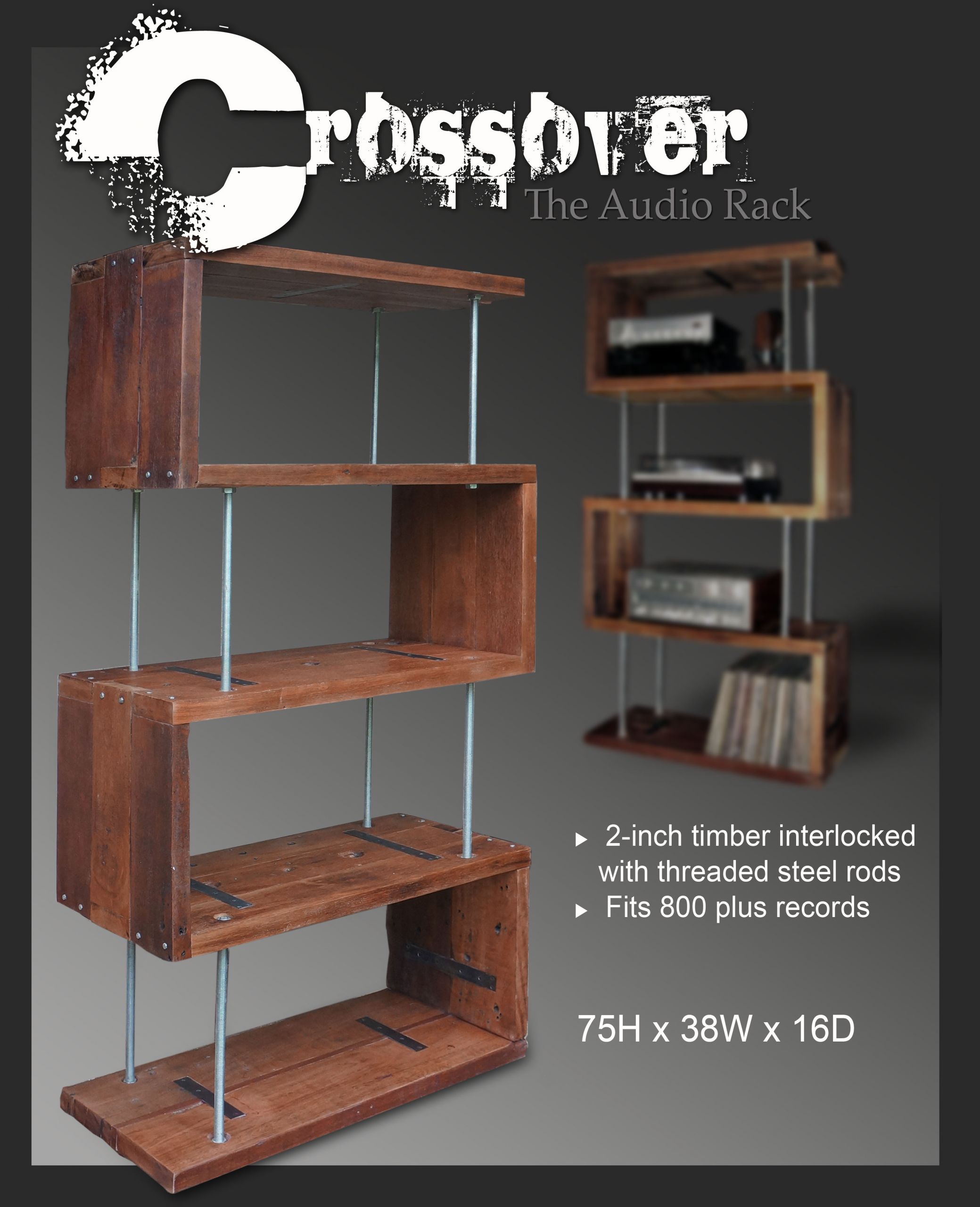 DIY Av Rack
 DIY Wooden Av Rack Wooden PDF diagonal bookcase design