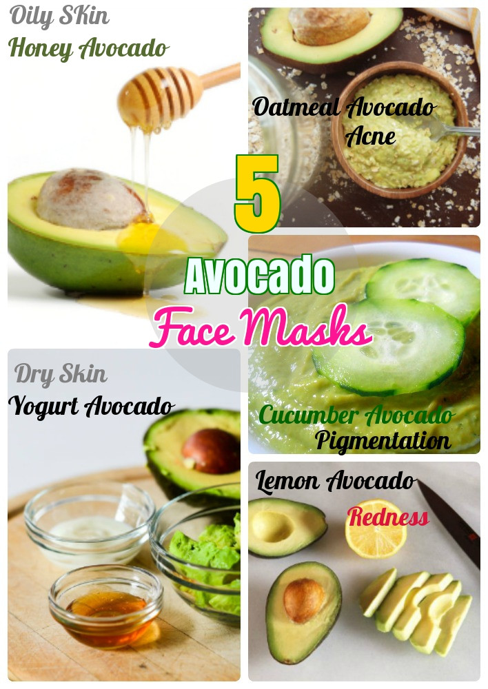 DIY Avocado Face Mask
 Top 5 Homespun Avocado Face masks for Various Skin Troubles