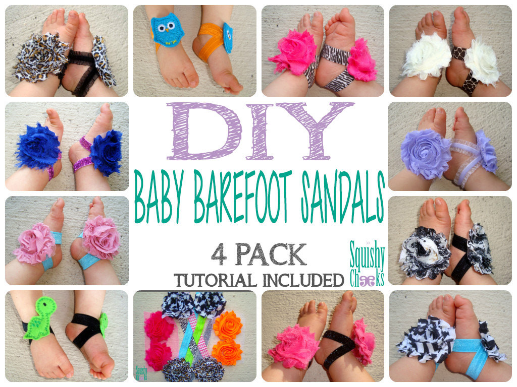 DIY Baby Barefoot Sandals
 DIY Baby Barefoot Sandal Kit Make your own by