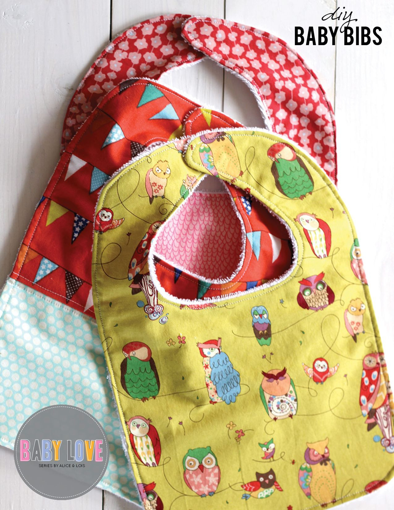 DIY Baby Bib
 DIY Baby bibs sewing tutorial