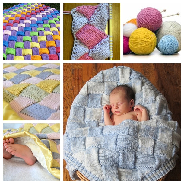 Diy Baby Blankets
 Wonderful DIY Cozy Knitted Baby Blanket
