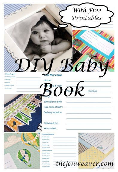 DIY Baby Book Template
 DIY Baby Book With Free Printables