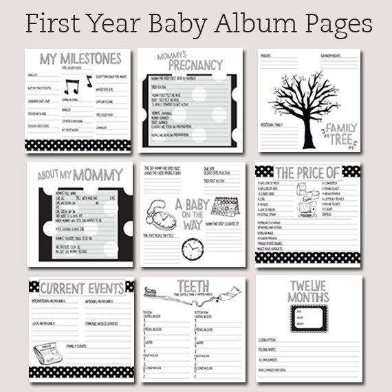 DIY Baby Book Template
 Template For Baby Book – printable schedule template