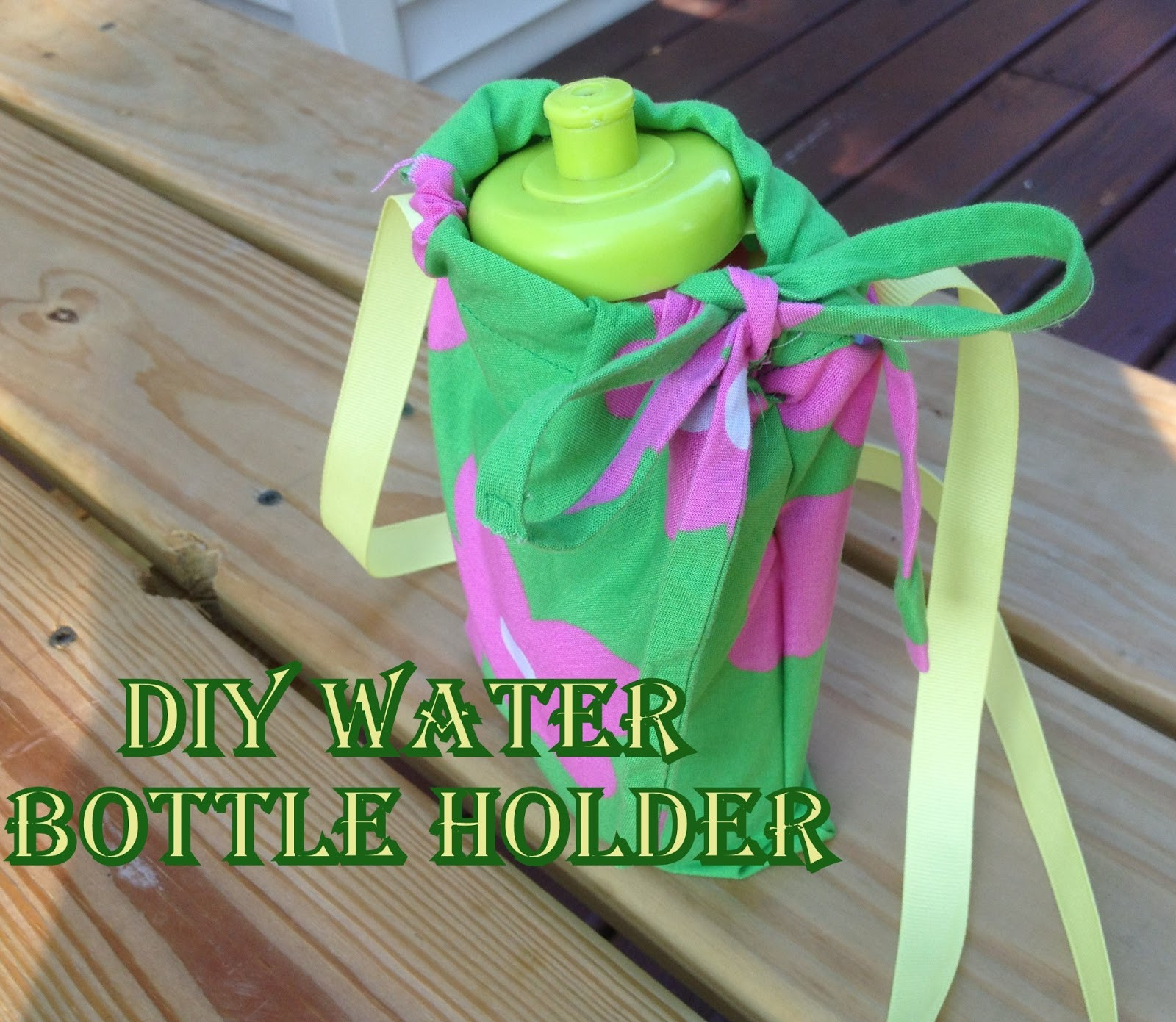 DIY Baby Bottle Holder
 DIY Water Bottle Holder and Giveaway