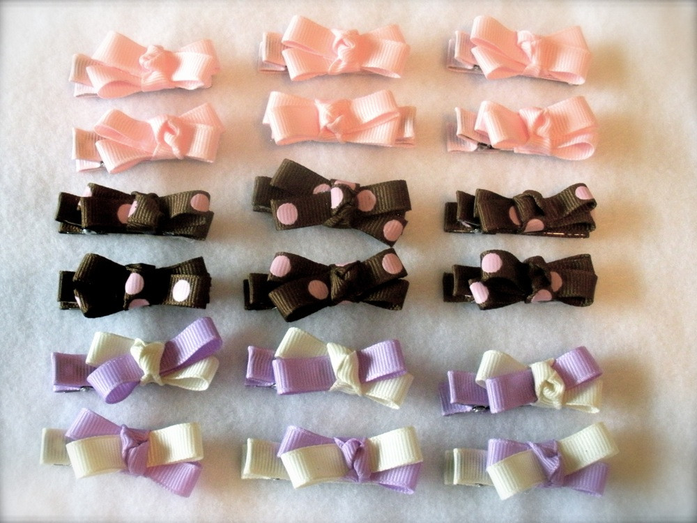 Diy Baby Bows
 Paper Tape & Pins DIY Baby Hair Bows