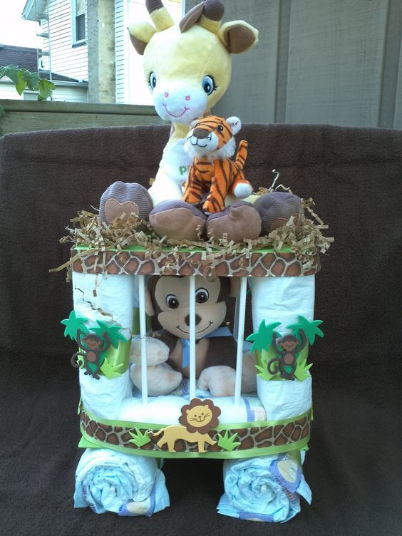 Diy Baby Boy Shower Gift Ideas
 Monkey in a Cage