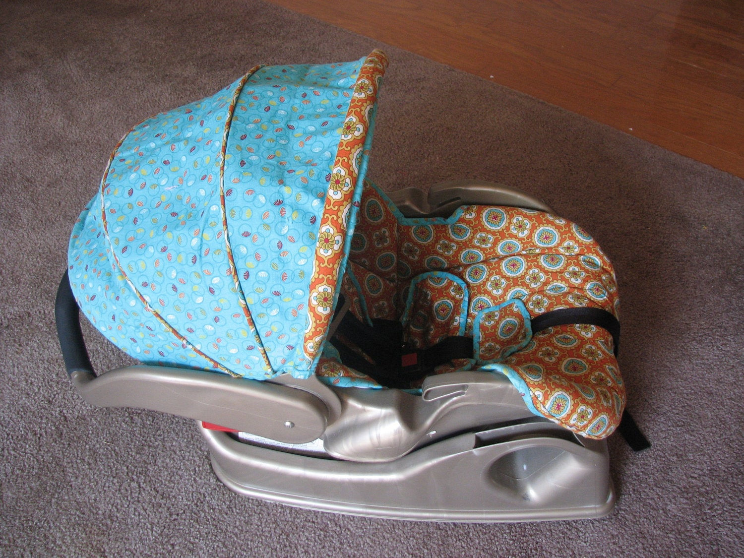 DIY Baby Car Seat Covers
 Homemade Custom Infant Car Seat Cover