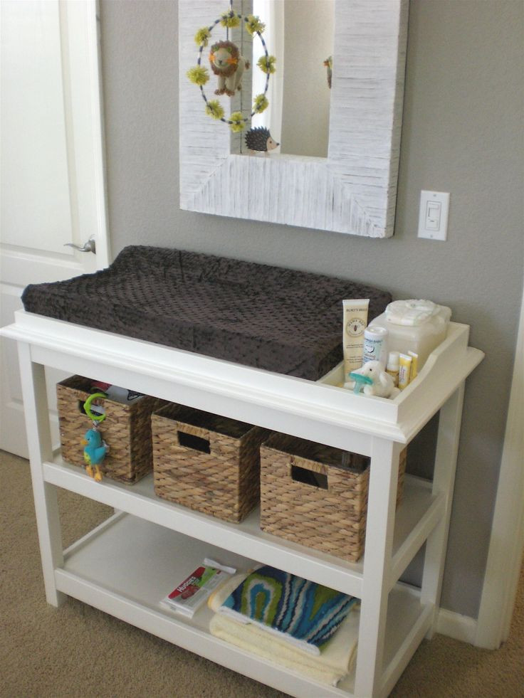 DIY Baby Changing Table
 297 best Creative & Fun DIY Nursery Ideas images on