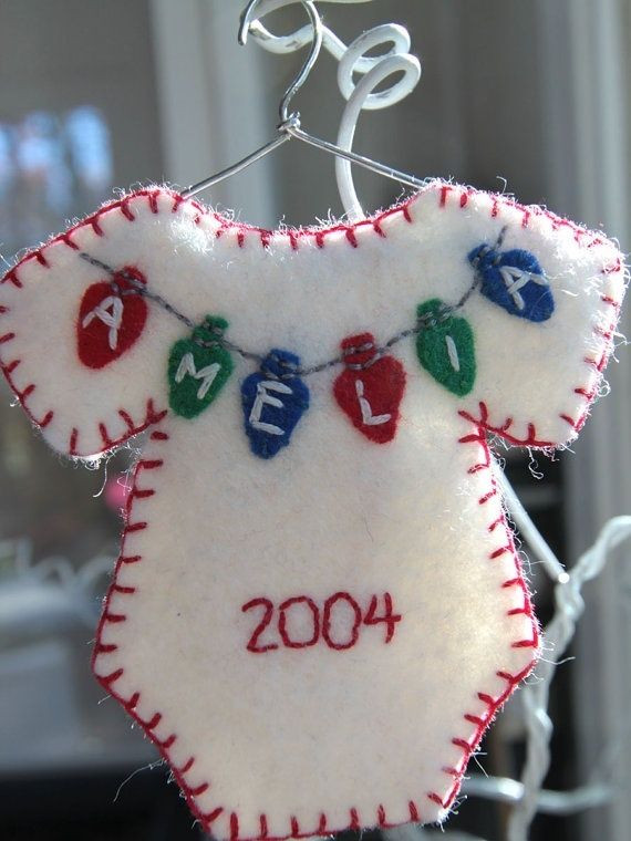 DIY Baby Christmas Ornaments
 Personalized baby Christmas ornament DIY kit Choose Your