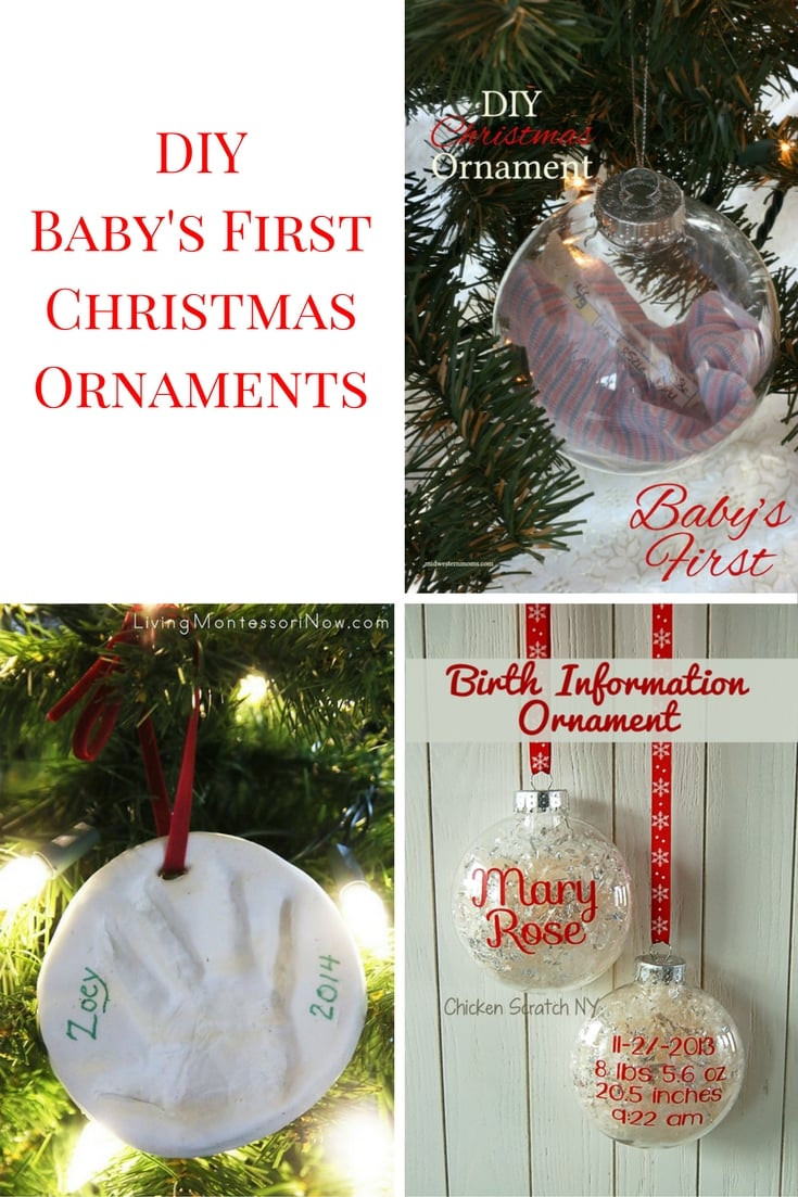 DIY Baby Christmas Ornaments
 9 DIY Baby’s First Christmas Ornaments