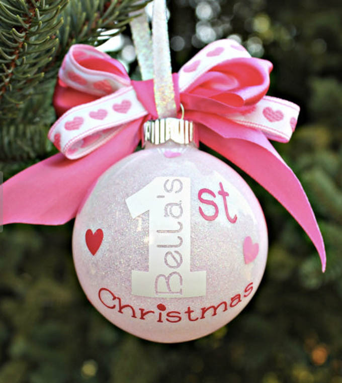DIY Baby Christmas Ornaments
 Baby s First Christmas Ornaments You Can Make Yourself
