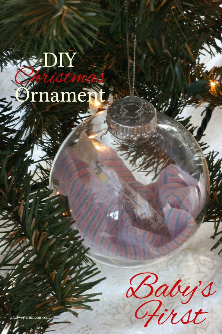 DIY Baby Christmas Ornaments
 Easy DIY Baby’s First Christmas Ornament