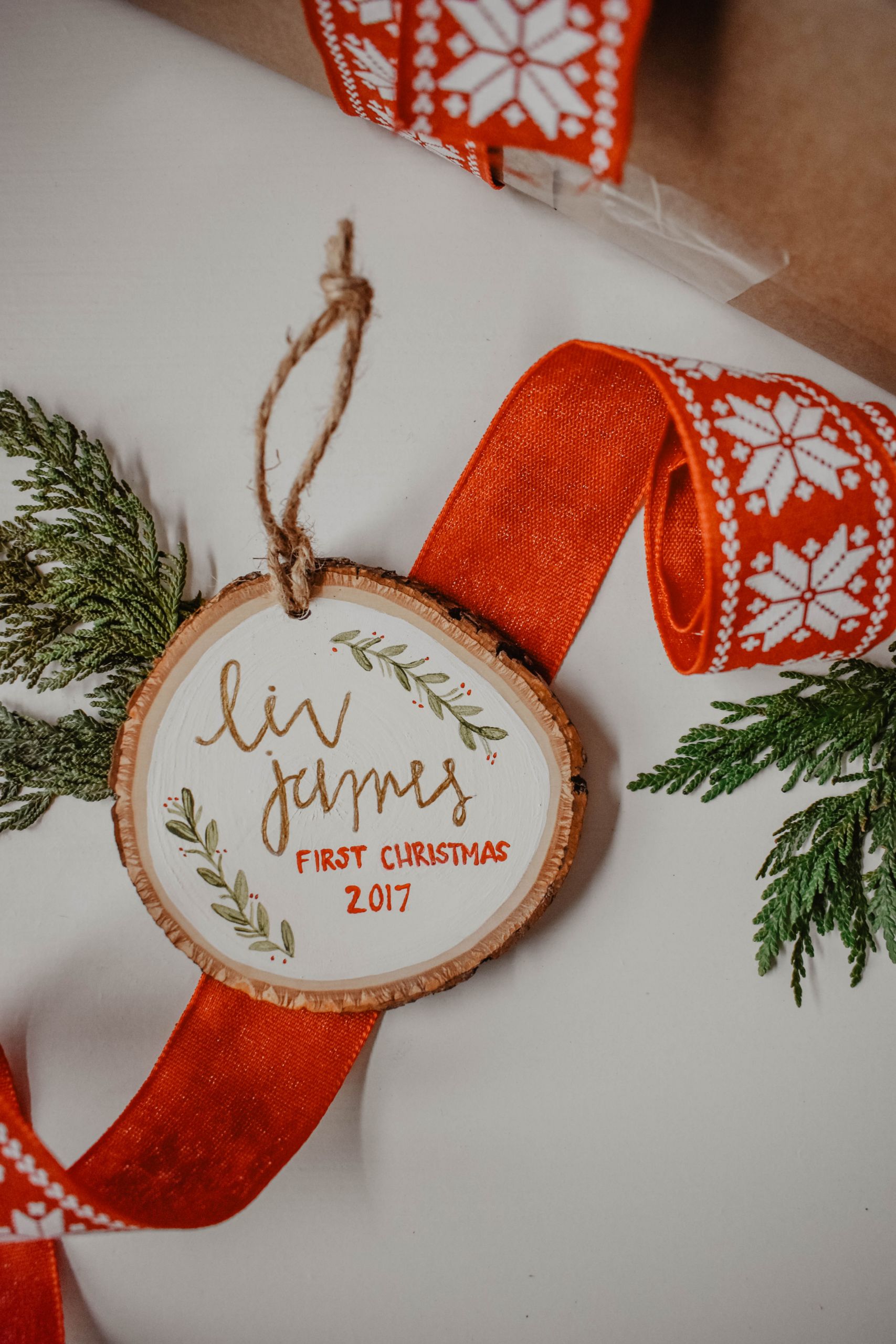 DIY Baby Christmas Ornaments
 baby s first christmas Archives House Longwood Lane