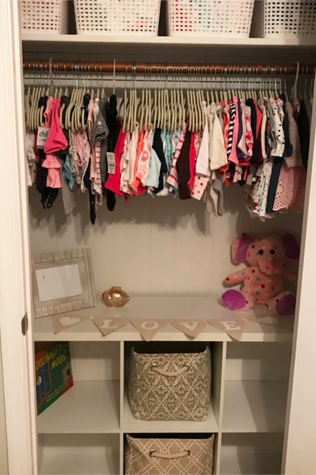 DIY Baby Clothes Organizer
 Nursery Closet Organization Ideas For The Perfectly