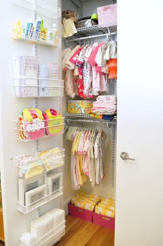 DIY Baby Clothes Organizer
 DIY Nursery Baby Closet s and for