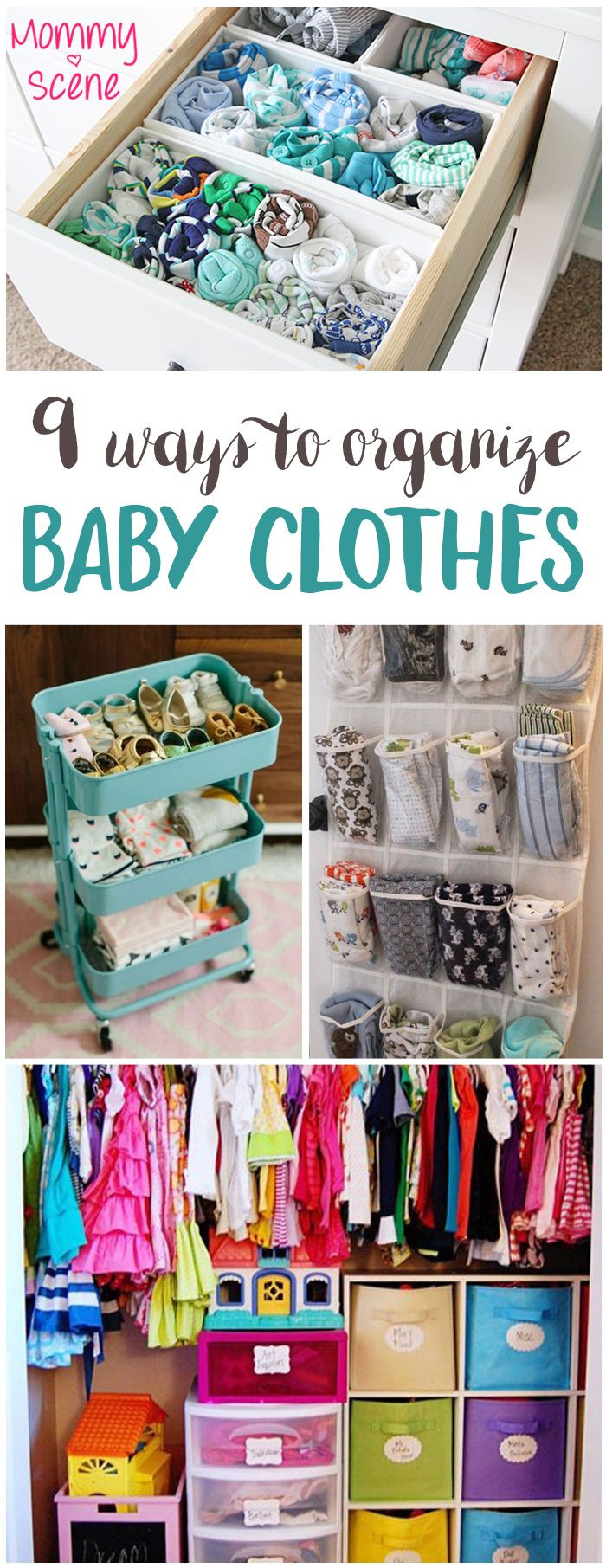 DIY Baby Clothes Organizer
 How To Organize Baby Clothes