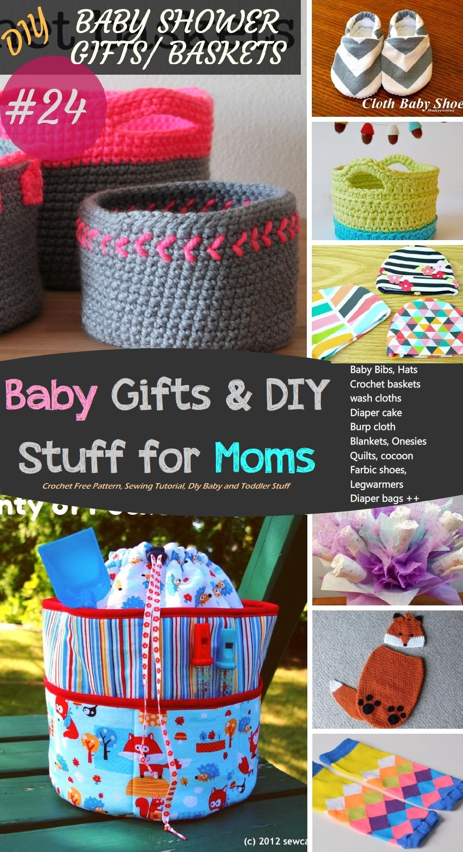 DIY Baby Crafts
 24 Adorable DIY Baby Shower Gifts & Basket Ideas DIY