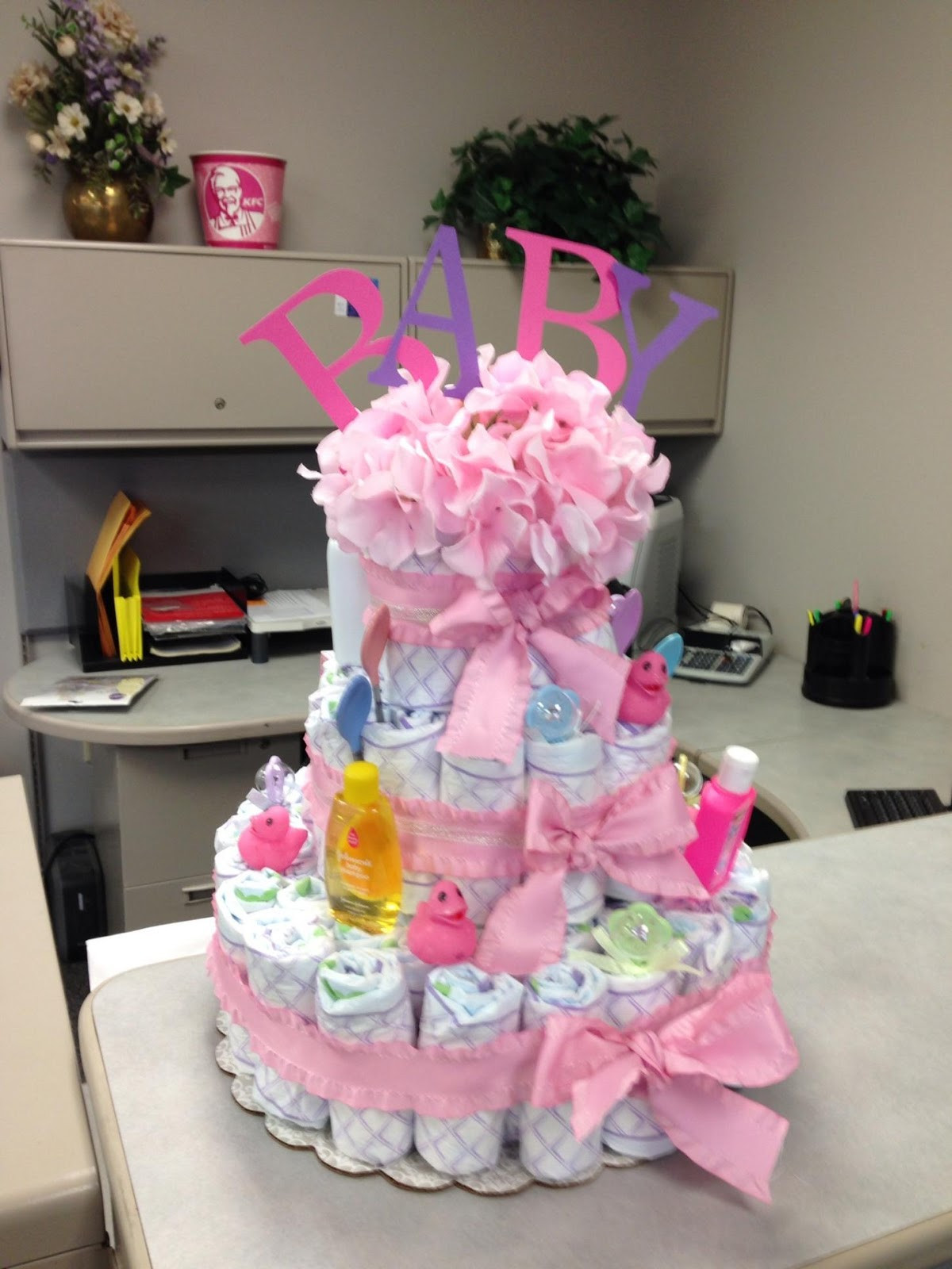 DIY Baby Diapers
 The Beauty of Etcetera DIY Baby Diaper Cake