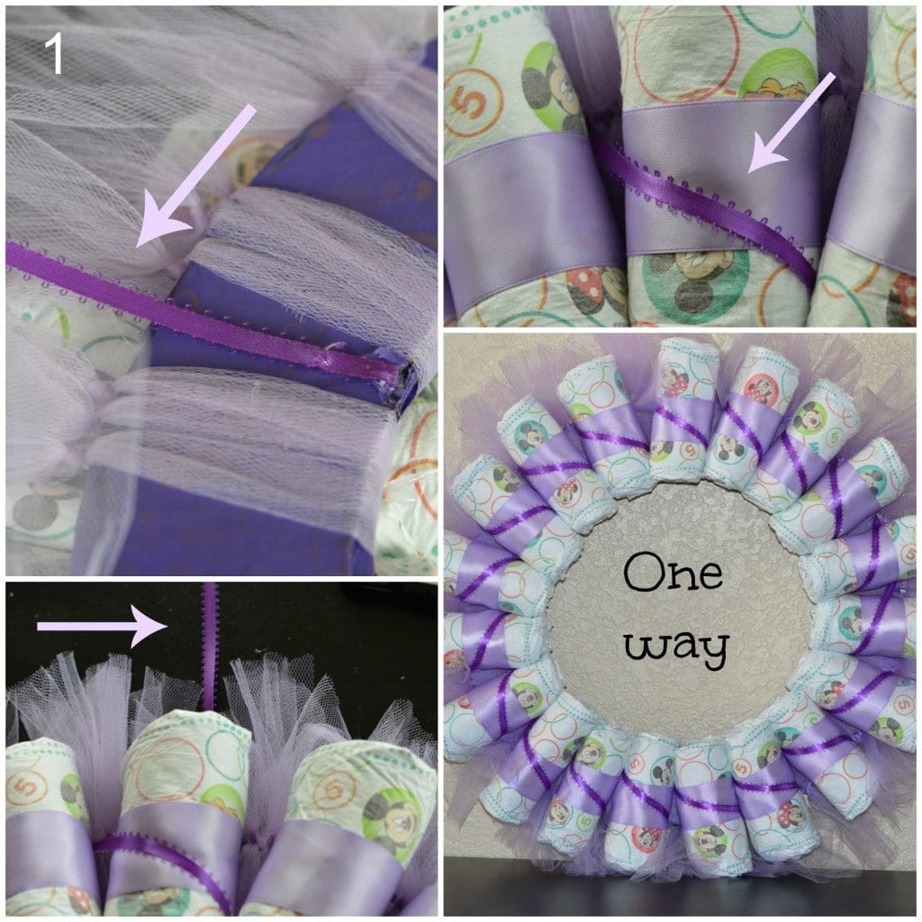 DIY Baby Diapers
 DIY Diaper Wreath Tutorial My Latina Table